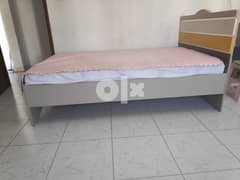 Single cot bed with medical mattress