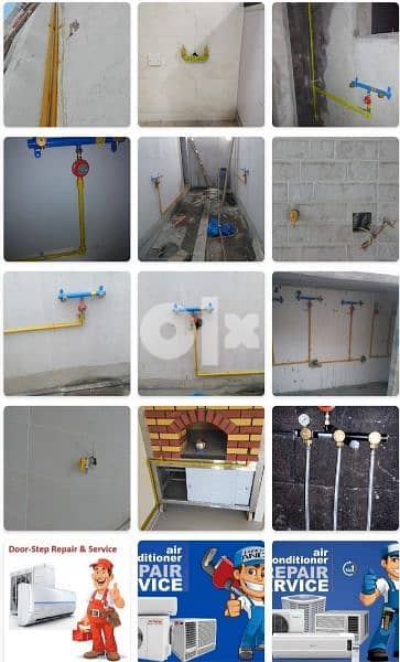 we kitchen and restaurant gas pipe installation