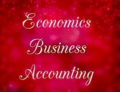 ACCOUNTING /ECONOMICS /BUSINESS