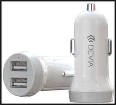 Devia Smart Car Charger 2 USB 5V 3.1A White (BrandNew)