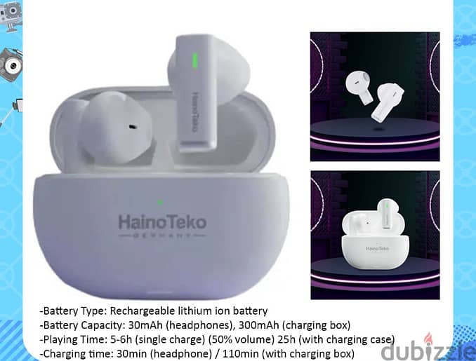 Haino Teko Earbuds ENC 5 Pro (Brand-New) 0