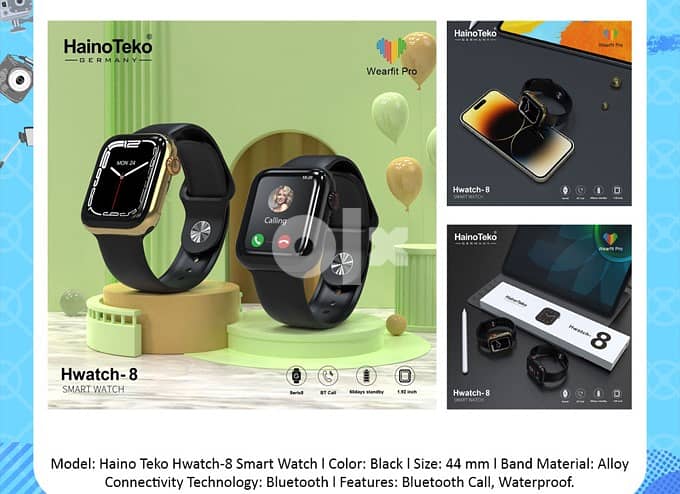 Hainoteko smart band Hwatch-8 (Brand-New) 0