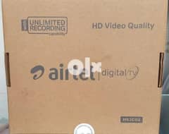 New Full HDD Airtel receiver with 6months malyalam tamil telgu kannada