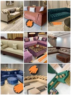 all types of sofa available and new making