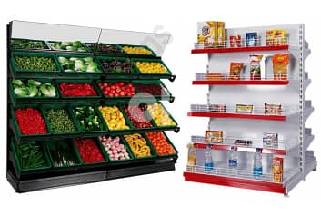 مبرد وفريزر سوبر ماركت  supermarket chiller and freezer and racks 14
