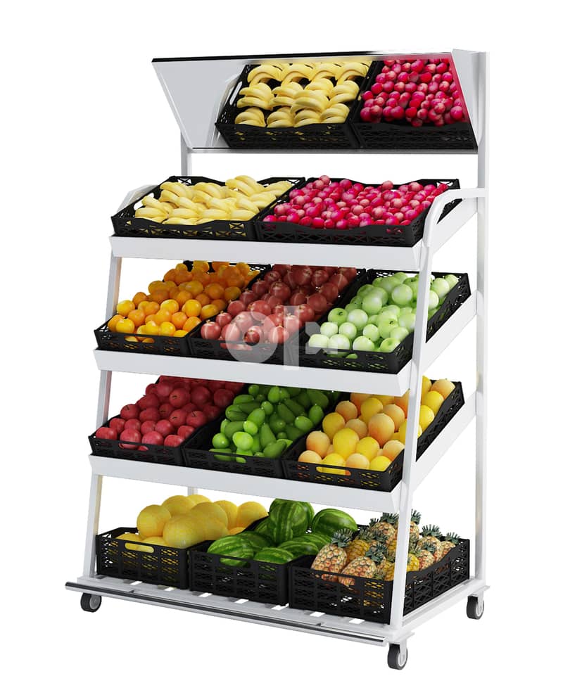 مبرد وفريزر سوبر ماركت  supermarket chiller and freezer and racks 15