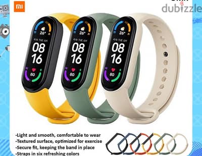 MI smart Band 6 strap 3 pack (Brand-New)