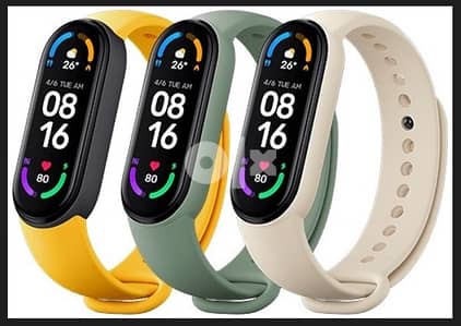 MI smart Band 6 strap 3 pack (New Stock)