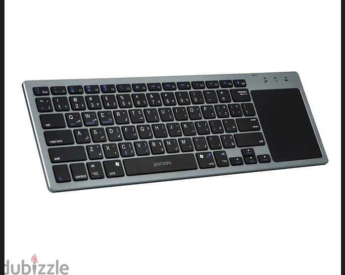 PD-WKBTP-GY Porodo wireless keyboard with pad (New Stock) 0