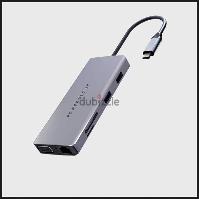 Original Powerology 11 in 1 USB-C Hub p11chbgy (BrandNew) 0