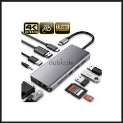 Powerology 11 in 1 USB-C Hub p11chbgy (New Stock)