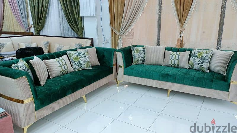new sofa 8th seater without delivery 340 rial 1