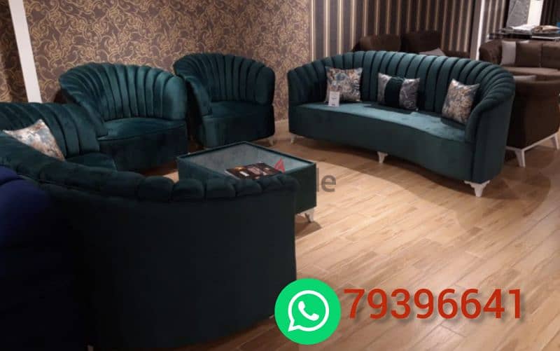new Round sofa 8th seater  without delivery 320 rial 2