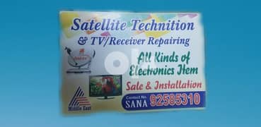 Sattelite technicion spaicialest fix all type receivers and dishes