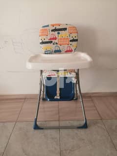 Juniors Rex Basic Baby Printed High Chair (used)