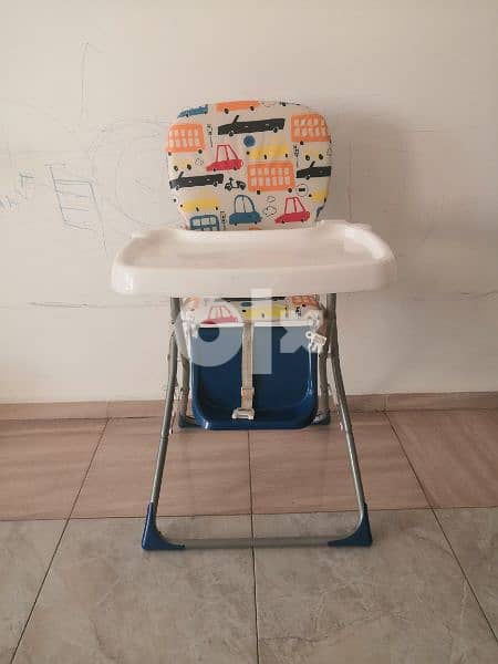 Juniors Rex Basic Baby Printed High Chair (used) 0