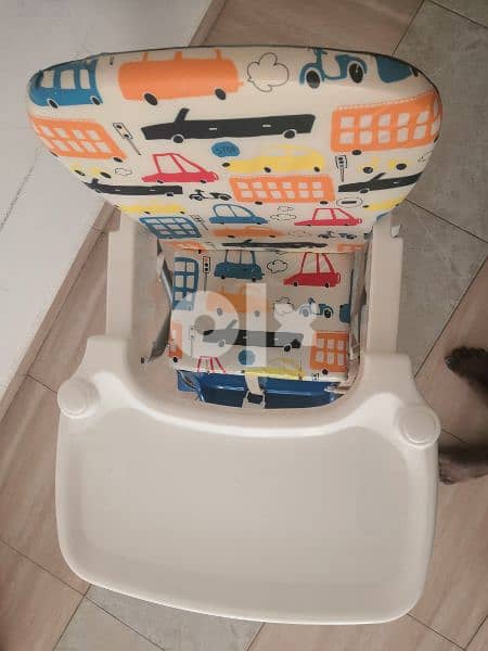 Juniors Rex Basic Baby Printed High Chair (used) 1