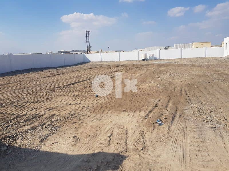 ارض صناعيه للإيجارمساحة 1500 متر زاويه صحار industrial land for rent 2