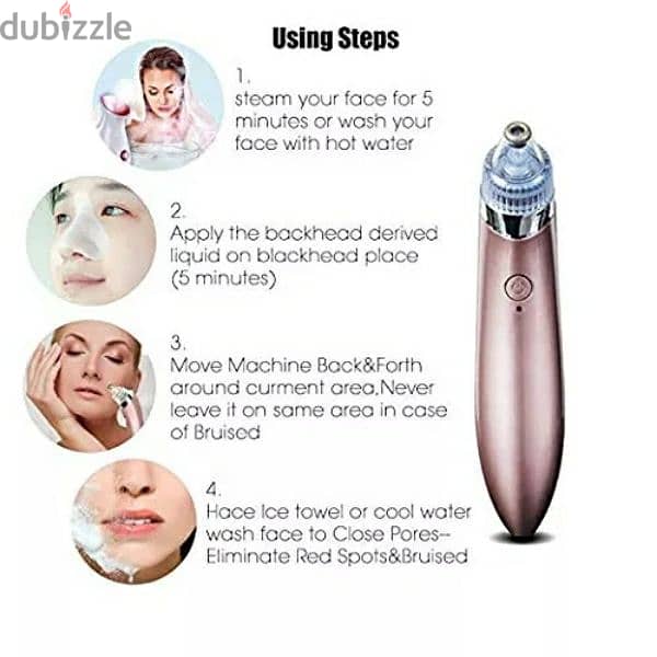Vacuum Blackhead pressure type acne pore cleaning instrument 1