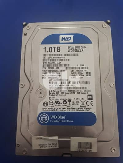 WD internal hard disk 1TB