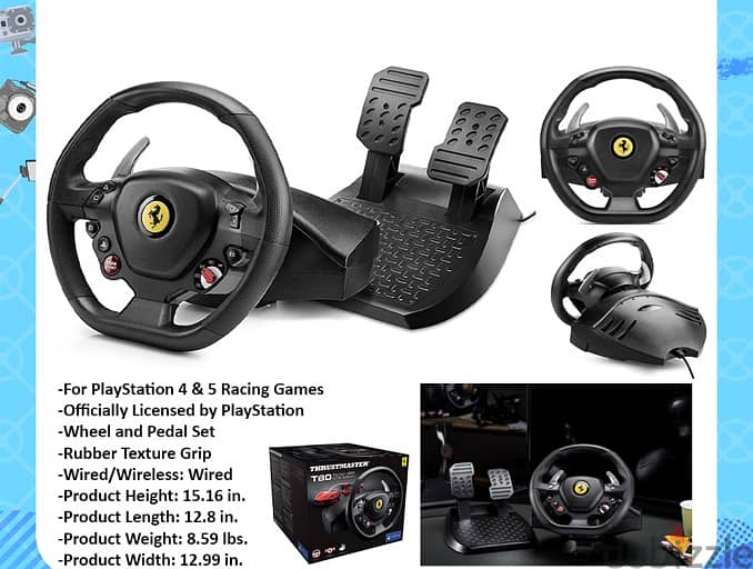 Ferrari Thrustmaster GTB Edition Steering Wheel (Brand-New) 0