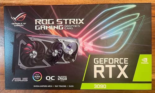 ASUS ROG Strix GeForce RTX 3090 OC 24GB GDDR6X Graphics Card