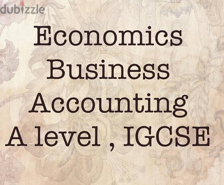 Economics, Accounting and Business 0