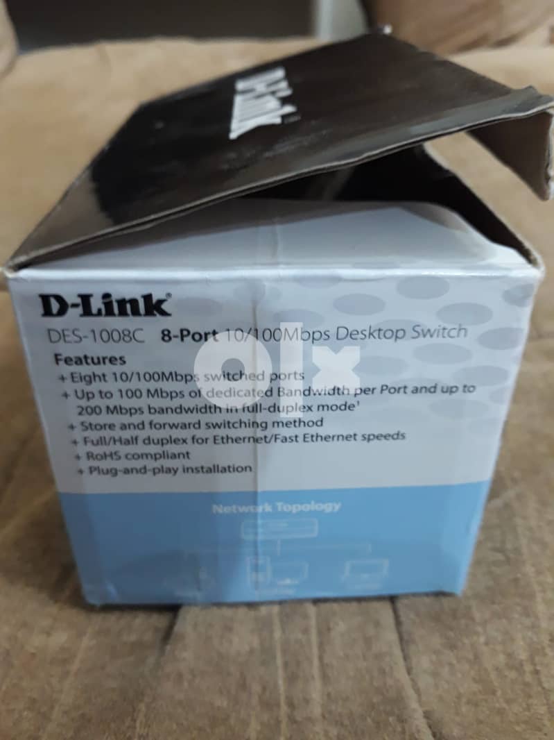 Dlink Intenet Switch 8-Port 10/100 Mbps Model DES-1008C-Urgent Sale 4