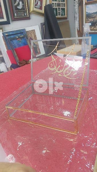 Acrylic Box , Trophy,  Donation Box 4