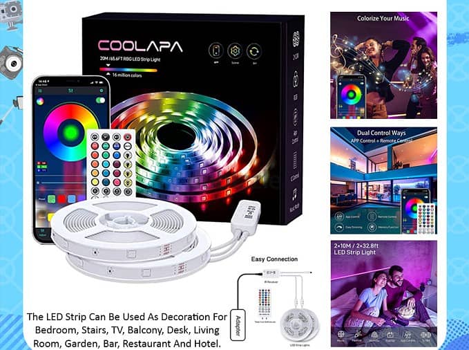 Coolapa RGB strip light 20m (Brand-New) 0