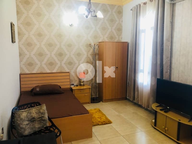 Fully furnished studio room for rent azaiba naer al meera hypermarket 0