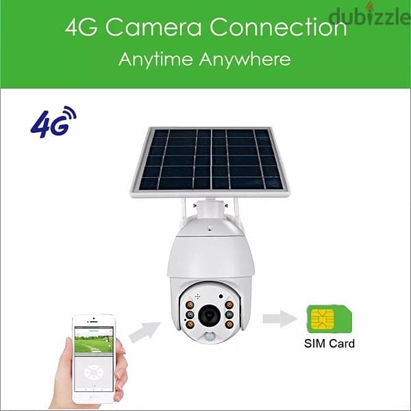 كاميرا الطاقة الشمسية والكهربائية 4جي و وايفاي 4G and WIFI Solar and 18