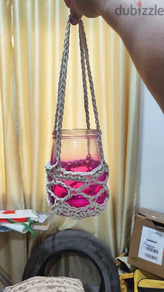 hanging glass decoration item 0