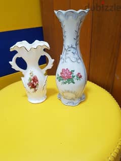 clay flower vase