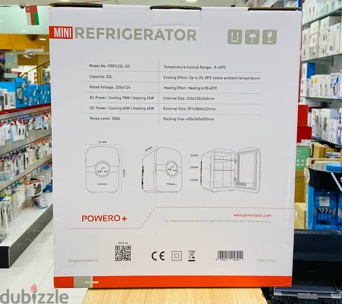 Mini Refrigerator 22L Capacity  powero+ 3