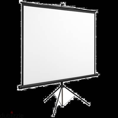 Projector Screen with Tripod 1.8x1.8 meter l BrandNewl