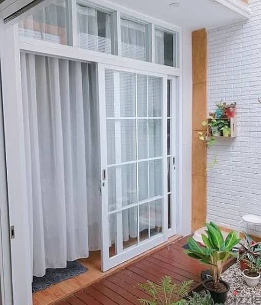 windows & door aluminum, white and powder coated 1
