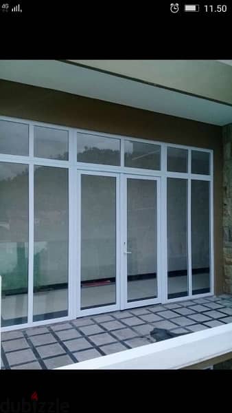 windows & door aluminum, white and powder coated 7