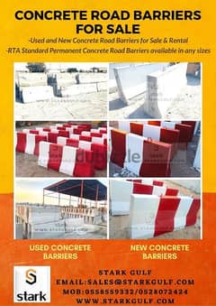 Road Barriers Concrete for Sale