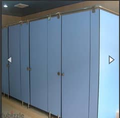 Toilet Cubicles Partition by HPL Sheet 0