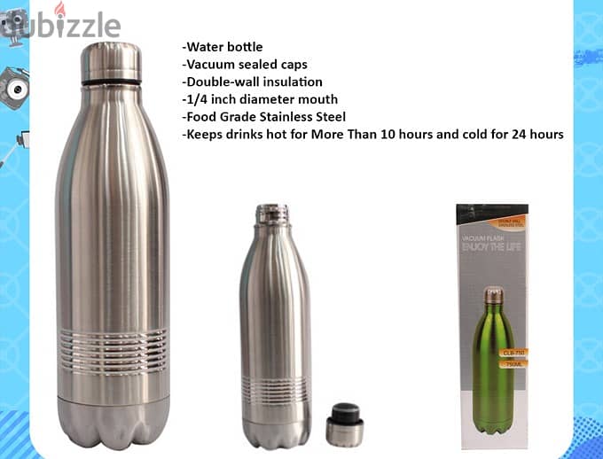 Vacuum flask water bottle clb-750 (Brand-New) 0