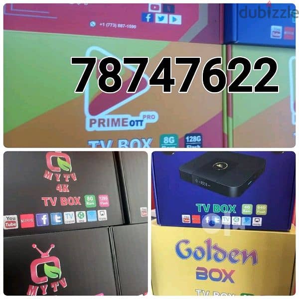 Android box new with 1YEAR Subscription 1Year FRee all country Channel 0