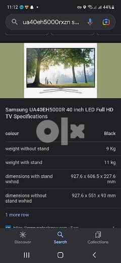 Samsung 40 inch FHD Led
