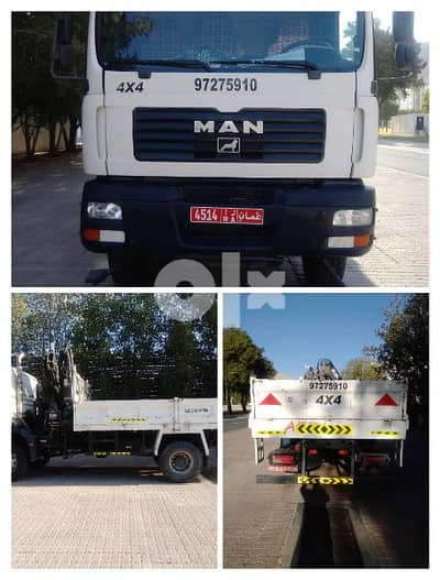 hiab truck 4*4 and normal hiub truck for rent