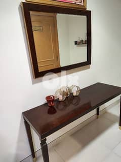 Console Mirror and Table for sale 0