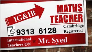 Maths tutor, Cambridge registered, Maths lessons, Maths tution A & AS