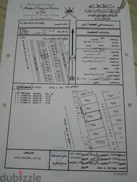 أرض سكني تجاري في شناص 0