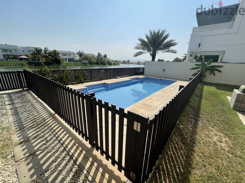 Scenic 5 Bedroom Lake Front Villa with Private Pool in Al Mouj 3