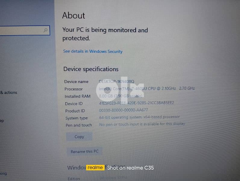 hp EliteBook 840 Core i7 8gb Ram 256gb ssd 14- Inch Screen 8