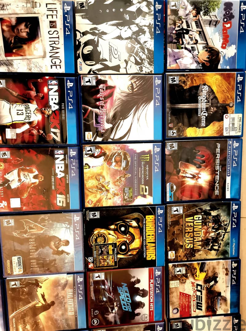 PS4 with 90  games + 3 Conteollers 1